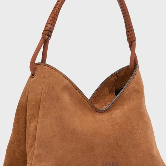 STAUD STAUD
Valerie Zip Suede Shoulder Bag - Picture 5 of 13